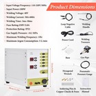 Permanent Jewelry Welder Kit Pulse Spot Welder Adjust Arc Welding Machine