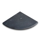 N0ch Nero Marquina Black Marble 9x9 Shower Corner Shelf Caddy Soap Dish Hon