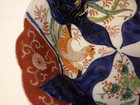 Antique Japanese Likely Meiji Period Imari Porcelain Bowl W Phoenix   Floral Dec