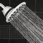 Waterpik Large Rainfall Shower Head 7 Modes Anti-clog Nozzles Chrome Finish
