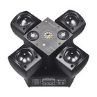 Mini Moving Head Stage Light  4-arm Dmx Rgbw Led Laser Strobe     90   240v Ac  48w