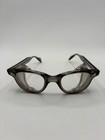 Vintage 1960s Bouton U-fit Z87 Safety Glasses In Smoke Grey With Mesh Side Shiel
