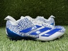 Adidas Adizero Electric Football Cleats Men   s 10 5 Snake Attack Blue Ih8569 Nwt
