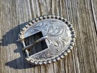 Dale Chavez Berry Burst Edge Silver  Buckle Headstall Bridle Halter 2 75 x2 25 