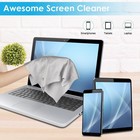 6 Pack Large Microfiber Eyeglass Cleaning Cloths 12x12 Screen Lens Cleaner