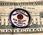 Celluloid Pinback Promoting The New Orleans 1915 World s Fair In Original Box