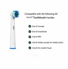 20pcs Precision Electric Toothbrush Replacement Fit For Oral  Braun Brush Heads