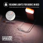Egwaser Book Reading Light  Portable Usb Rechargeable Led Clip On Pink 