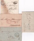  19  Inter-island Spanish Rule Stampless Folded Letters And Covers