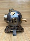 Diving Helmet Antique Scuba Us Navy Sea Marine Vintage Helmet Gift Wood Base 18 