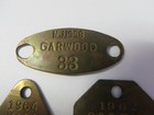 Vtg 1950 s Lot Dog Tag License Tax Registration All Number 33 Minnesota Illinois