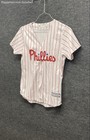 Majestic Women s Philadelphia Phillies Mlb Pinstripe Baseball Jersey Size M