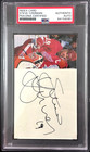Steve Yzerman Auto Index Card Detroit Red Wings Hof - Psa dna Cert