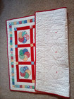 Handmade Crib baby Quilt 36x45