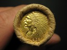     lincoln Wheat Roll     Au 1908 U s  Gold  2 50  au 1897 Indian Head Cent Lot 95g