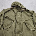 Vintage Us Army M-1951 Fishtail Parka Shell Medium Green Military  no Liner read