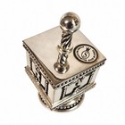 Silver Plated Dreidel Item   61845 New In Box Studio Silversmiths Judica