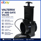Valterra 7342 Abs Gate Valve  Gray  3  Mpt X Bay With Cap