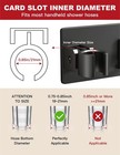 Wall Mount For G1 2  Hose Connection Color  Black Size  1 Hook
