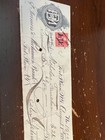 1898 Bank Check Revenue Stamp Farmers   Mechanics Bank Fort Plain Ny