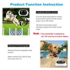 Us Wireless Electric Dog Fence Pet Containment System Shock Collar For 1 2 3dogs