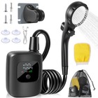 Portable Camping Shower Rechargeable Outdoor Camp Pump For Hiking Travel 2400mah