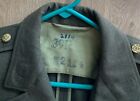 Vtg Us Army Men   s Green Military Dress Uniform Jacket Long Sleeve 39r  Vguc