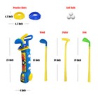 Kids Mini Golf Set Indoor Outdoor Sport Game Toy With Clubs Balls Practice Holes