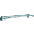 14  X 60  Wall Mount Green Epoxy Wire Shelf Rack Commercial Restaurant Pot Nsf