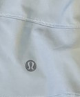      New  Lululemon Sz 10 Powder Blue Pace Rival Skirt  long Liner Nwot  78