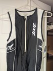 Zoot Mens Black   White Performance Tri Racesuit Medium Nwt