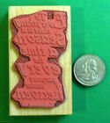 Ecclesiastes 3 1 - Religious Rubber Stamp  Wood Mounted
