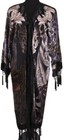 Astrologer Black Mucha  Artdeco Stevie Nick s Style Gypsy Boho Deluxe Duster 