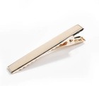 4 Pcs - 3 2cm X 6mm W Short Gold Metal Rectangular Duckbill Hair Clip Hairpin
