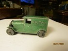 Vintage Prewar Tootsietoy Us Mail Van Truck Metal Wheels 2 5  Original Paint
