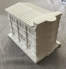 Firehouse Fire Station  771  Village House Ready To Paint Ceramic Bisque