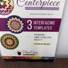 Plum Easy 17  Folded Star Centerpiece 3 Interfacing Templates