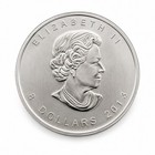 2013 Canada Uk Queen Elizabeth Ii Antelope 1 1 2oz Genuine Silver  8 