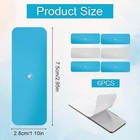 6pcs Metal Adhesive Strips For Magnetic Led Cabinet Under Counter Lights Mountin