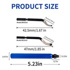Deburring Tool 20 Pcs M2 Hss Blades Cnc Handle For 3d Print