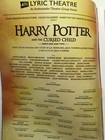 Harry Potter   Cursed Child Playbill Broadway New York April 2018 Part 1 2 Obc