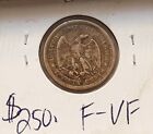1875-s Seated Liberty Twenty Cent Piece Very Fine Short Lived Series Choice Vf  