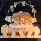 Christmas Santa  Door Hanger Or Table Decor