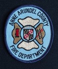 Vintage Anee Arundel County Maryland Embroidered Fire Department Patch
