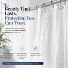 Clear Shower Curtain Liner 5g Heavy Duty Peva Waterproof With 72  x72  New