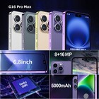 Unlocked Cell Phone Smartphone G16 Pro Max 5g 128gb Android  Cheap Phone 5000mah