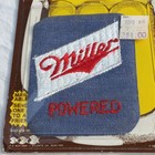 1975 Miller Powered Beer Patch Denim Jean Postcard Pack 3 9 16 Vintage 70s