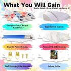 Landscape Paint By Numbers Kit For Adults- Scenery Number Painting For Adults   