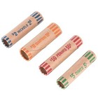 Preformed Coin Wrappers 100 Pcs Coin Rolls Wrappers Assorted For 100 Assorted
