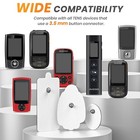 Avcoo Tens Unit Electrode Pads 20 Pack Reusable Latex Free 3 Sizes